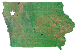 Cherokee / Iowa map